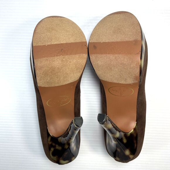 NEW Baby Phat Women's Stiletto Platform Pump Brown & Tortoise Shell Shoes 7.5M - Picture 10 of 13